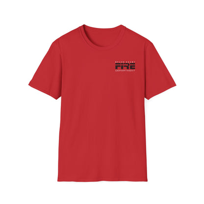 Space Center Fire Rescue T-Shirt, Firefighter Rocket Launch Tee, Fire Dept Maltese Cross Shirt, Space Lover & First Responder Gift