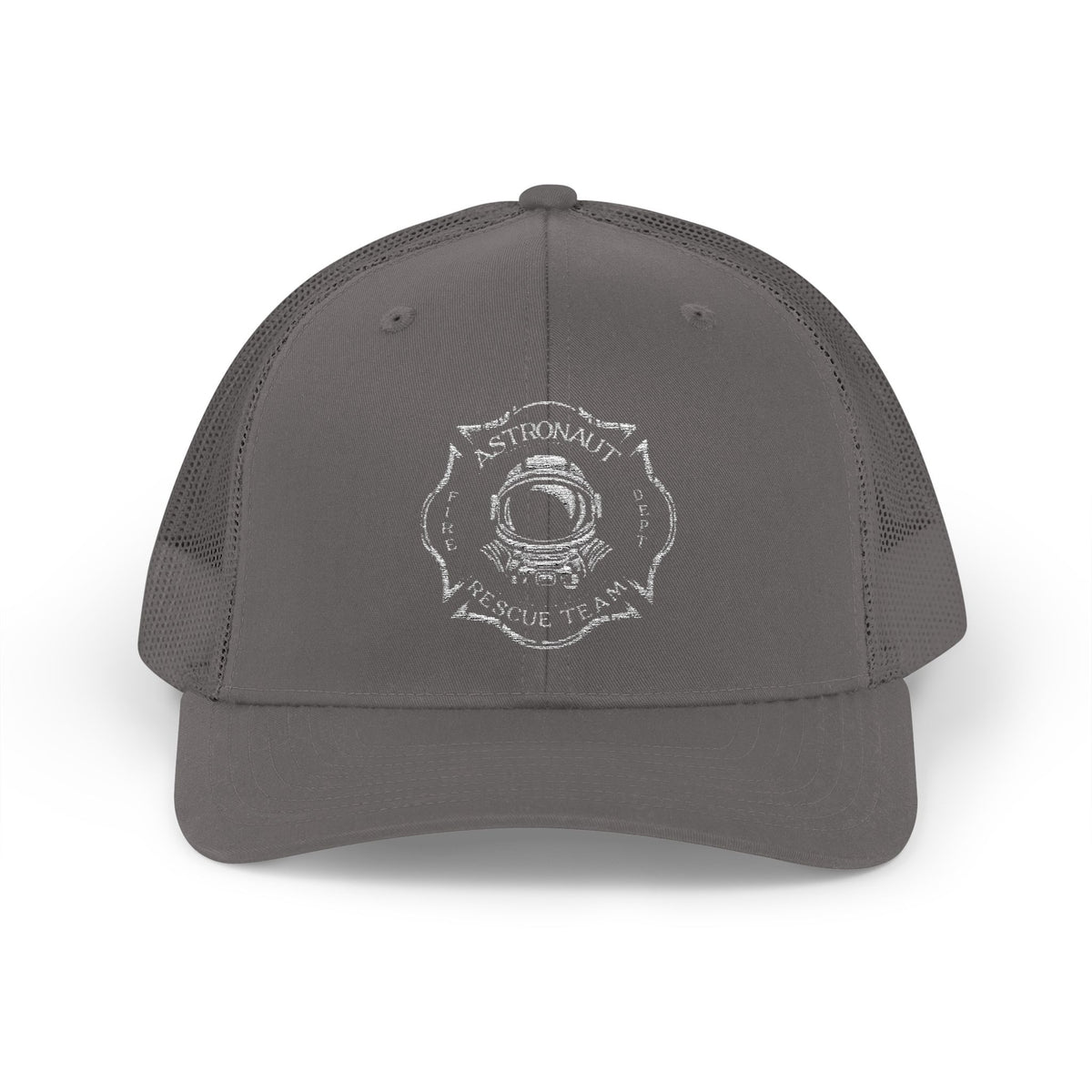 Vintage Astronaut Rescue Team Patch Hat, Retro Space Center Fire Rescue Trucker Cap, Est 1968 Firefighter & Space Gift