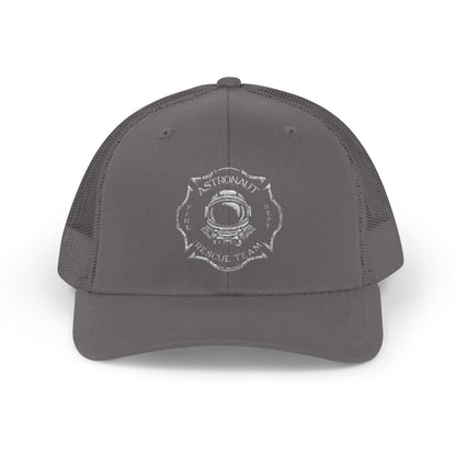 Vintage Astronaut Rescue Team Patch Hat, Retro Space Center Fire Rescue Trucker Cap, Est 1968 Firefighter & Space Gift