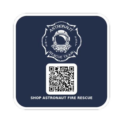 Astronaut Rescue Team QR Sticker 3x3