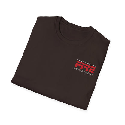 Space Center Fire Rescue T-Shirt, Firefighter Rocket Launch Tee, Fire Dept Maltese Cross Shirt, Space Lover & First Responder Gift