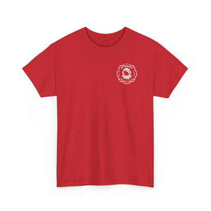 Astronaut Rescue Team 100% Cotton Tee, Durable Firefighter Work Tee, Space Center Fire Rescue Shirt, Rocket Launch First Responder Gift