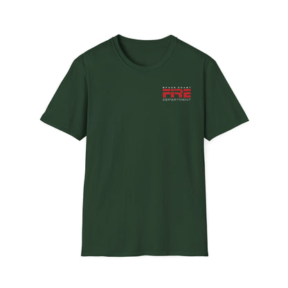 Space Center Fire Rescue T-Shirt, Firefighter Rocket Launch Tee, Fire Dept Maltese Cross Shirt, Space Lover & First Responder Gift