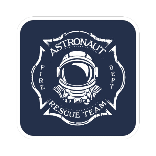Astronaut Rescue Team Sticker 3x3