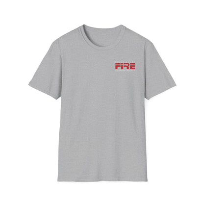 Space Center Fire Rescue T-Shirt, Firefighter Rocket Launch Tee, Fire Dept Maltese Cross Shirt, Space Lover & First Responder Gift