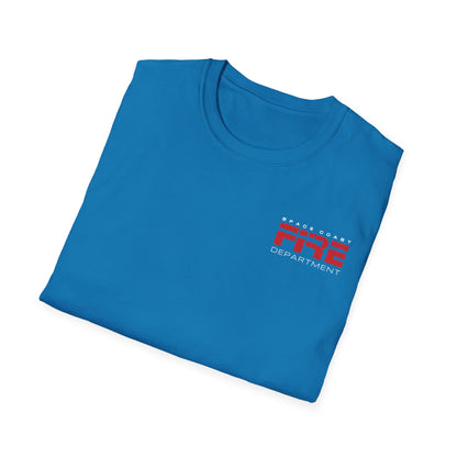 Space Center Fire Rescue T-Shirt, Firefighter Rocket Launch Tee, Fire Dept Maltese Cross Shirt, Space Lover & First Responder Gift