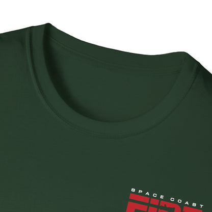 Space Center Fire Rescue T-Shirt, Firefighter Rocket Launch Tee, Fire Dept Maltese Cross Shirt, Space Lover & First Responder Gift