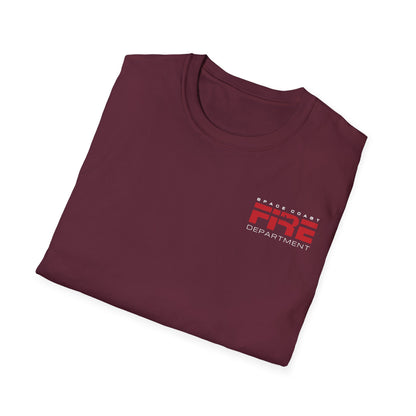 Space Center Fire Rescue T-Shirt, Firefighter Rocket Launch Tee, Fire Dept Maltese Cross Shirt, Space Lover & First Responder Gift