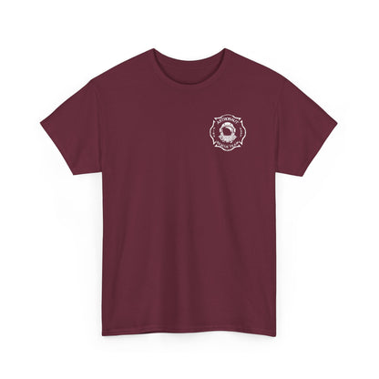 Astronaut Rescue Team 100% Cotton Tee, Durable Firefighter Work Tee, Space Center Fire Rescue Shirt, Rocket Launch First Responder Gift