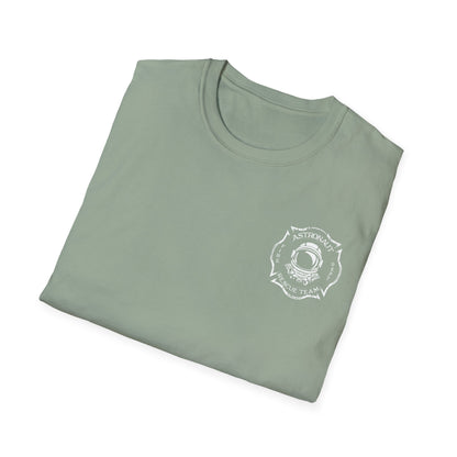 Astronaut Rescue Team Shirt, Soft Firefighter Space Tee, Maltese Cross Astronaut Helmet Graphic, Space Center Fire Rescue Gift