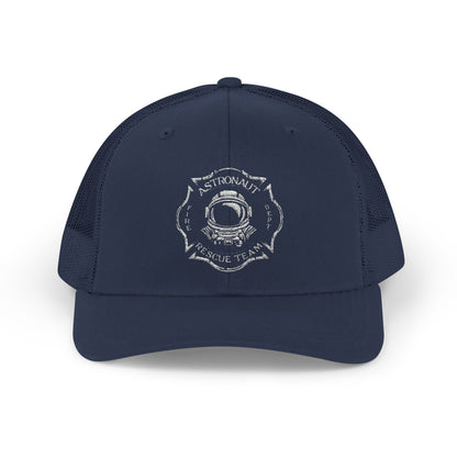 Vintage Astronaut Rescue Team Patch Hat, Retro Space Center Fire Rescue Trucker Cap, Est 1968 Firefighter & Space Gift