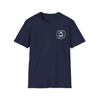 Astronaut Rescue Team Shirt, Soft Firefighter Space Tee, Maltese Cross Astronaut Helmet Graphic, Space Center Fire Rescue Gift