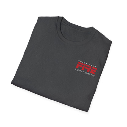Space Center Fire Rescue T-Shirt, Firefighter Rocket Launch Tee, Fire Dept Maltese Cross Shirt, Space Lover & First Responder Gift