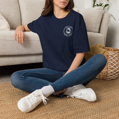Astronaut Rescue Team Shirt, Soft Firefighter Space Tee, Maltese Cross Astronaut Helmet Graphic, Space Center Fire Rescue Gift