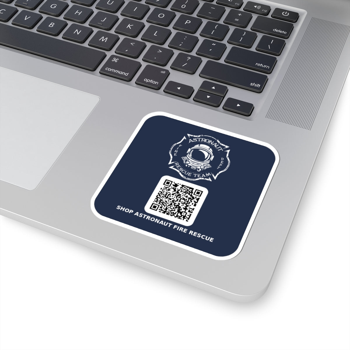 Astronaut Rescue Team QR Sticker 3x3