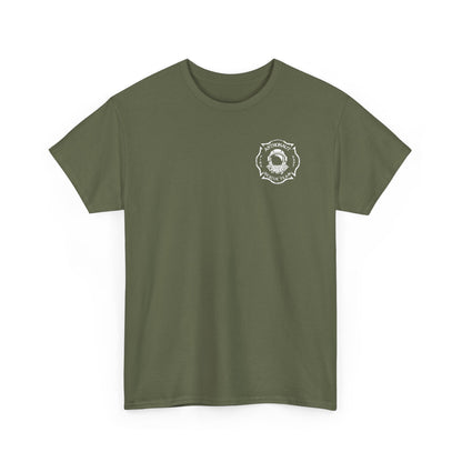 Astronaut Rescue Team 100% Cotton Tee, Durable Firefighter Work Tee, Space Center Fire Rescue Shirt, Rocket Launch First Responder Gift