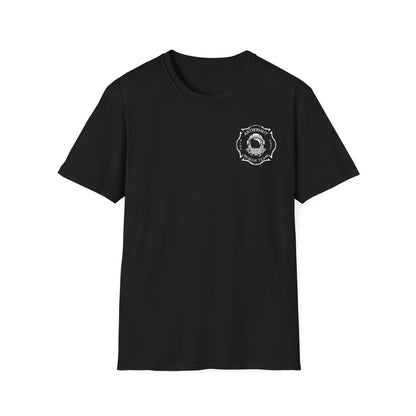 Astronaut Rescue Team Shirt, Soft Firefighter Space Tee, Maltese Cross Astronaut Helmet Graphic, Space Center Fire Rescue Gift