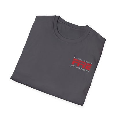 Space Center Fire Rescue T-Shirt, Firefighter Rocket Launch Tee, Fire Dept Maltese Cross Shirt, Space Lover & First Responder Gift